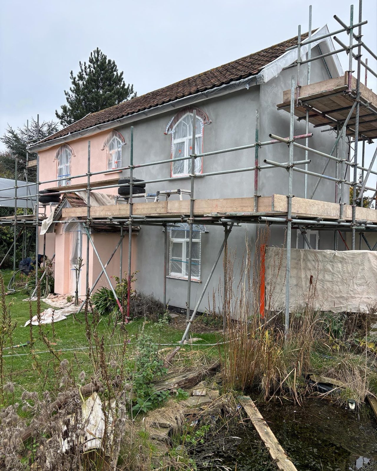 Silicone Render in Pulham St Mary, image 3