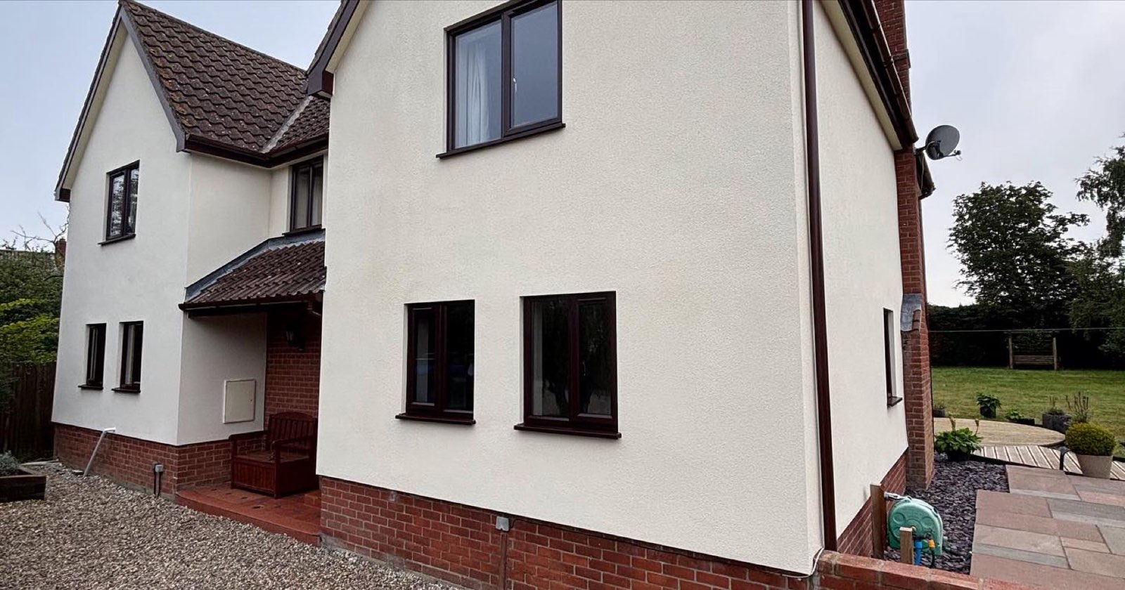 Silicone Render in Bunwell, image 1