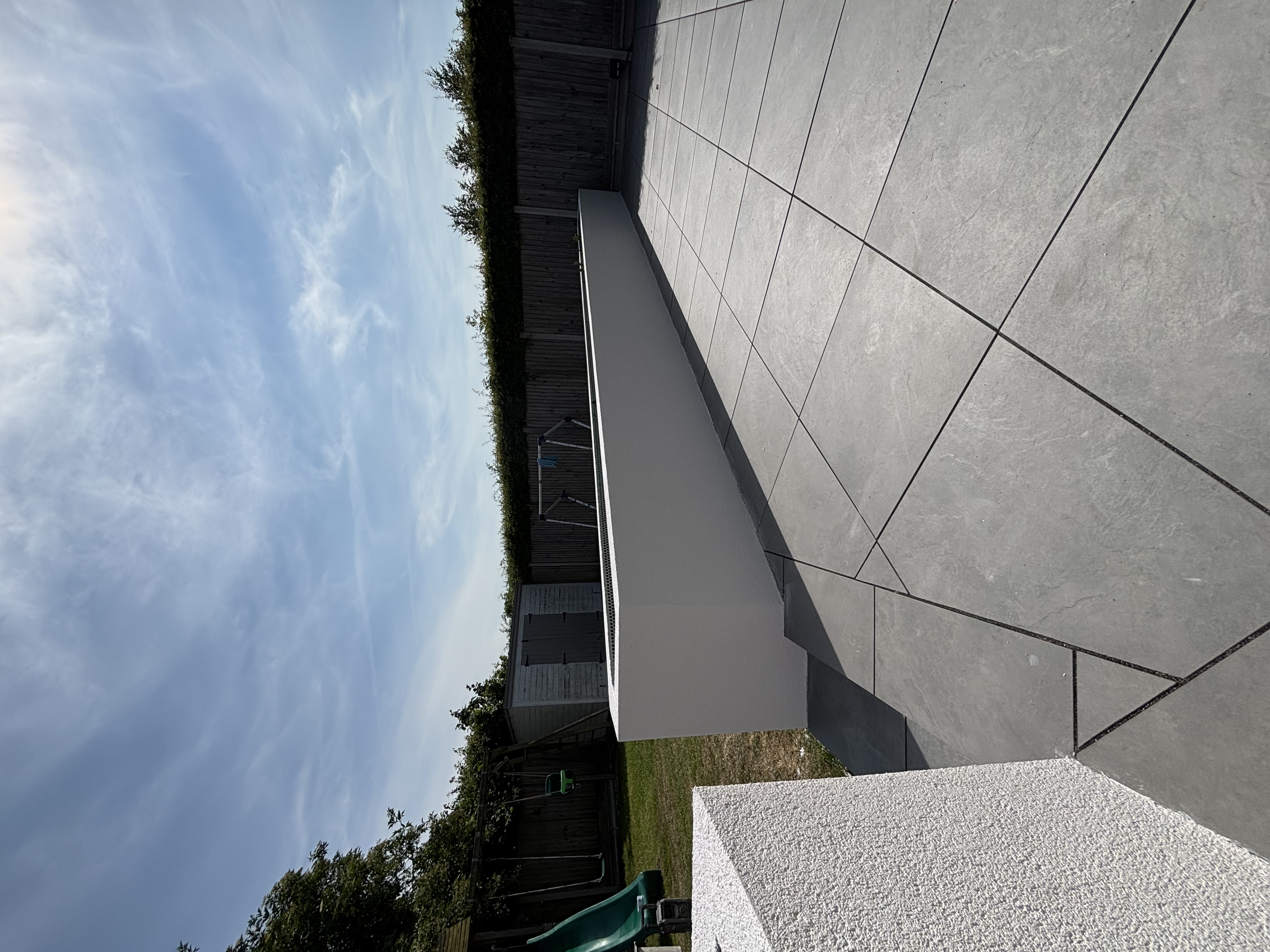 Silicone Render in Pulham - Garden Wall